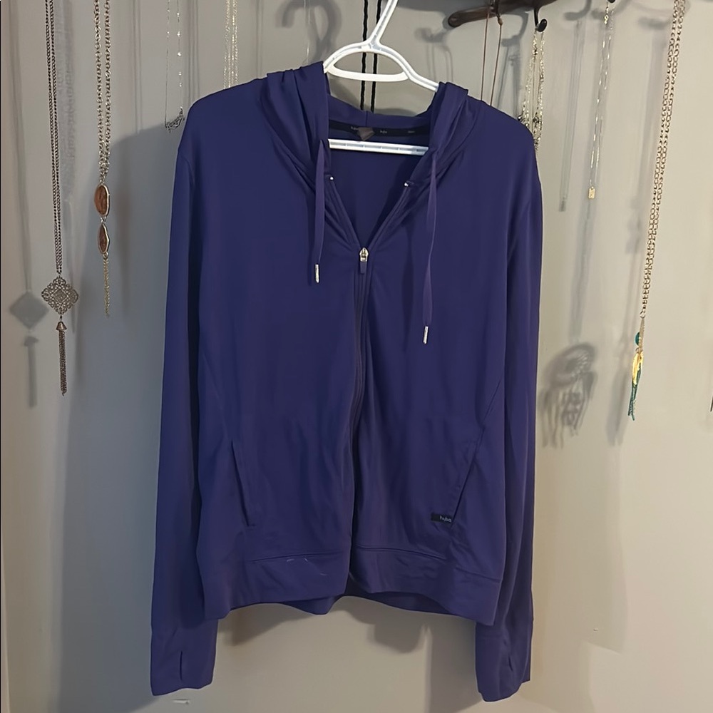 Purple Zip-Up Hoodie